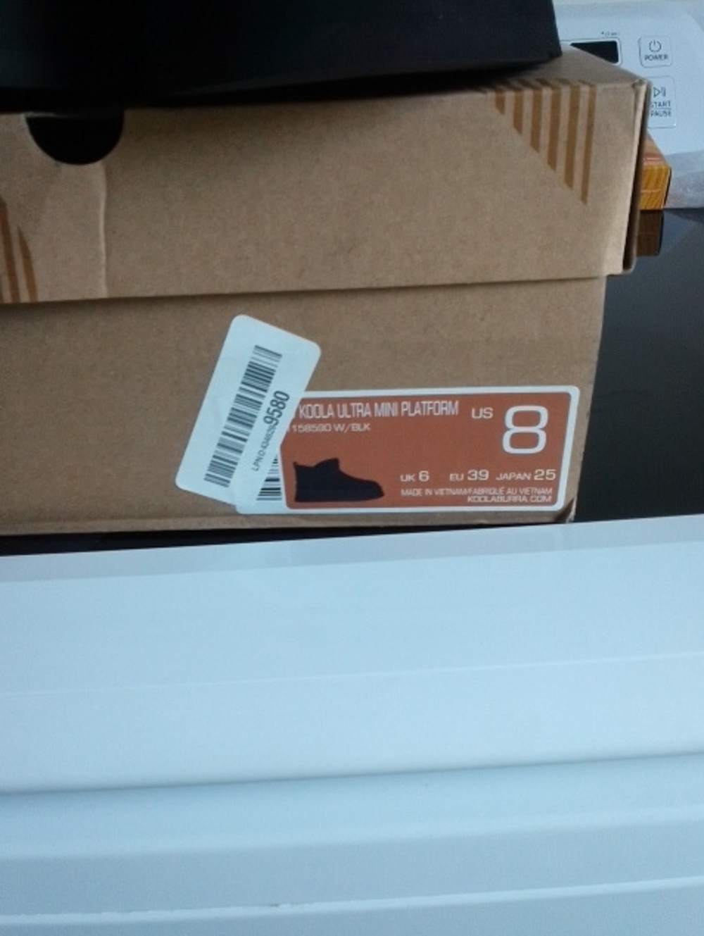 Koolaburra Black Mini Platform Ankle Boot - Picture 2 of 5
